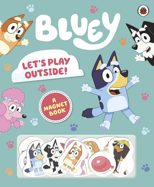 Bluey: Let's Play Outside Magnet Book