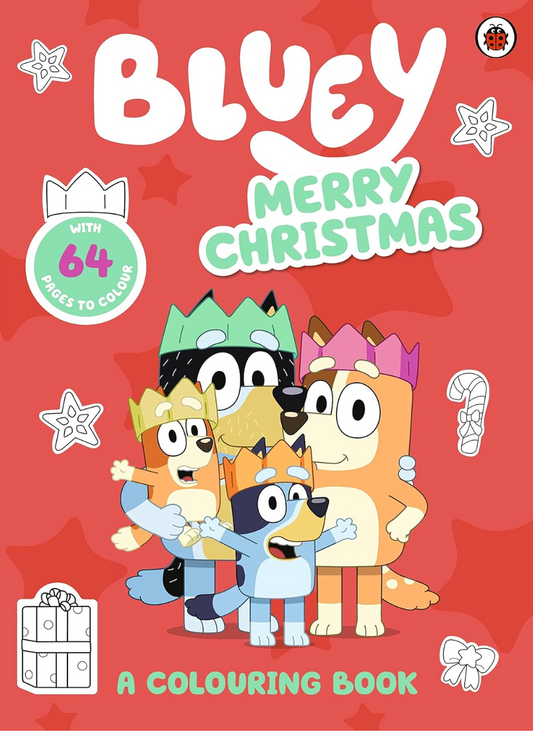 Age 3-5 Bluey: Merry Christmas: A Colouring Book