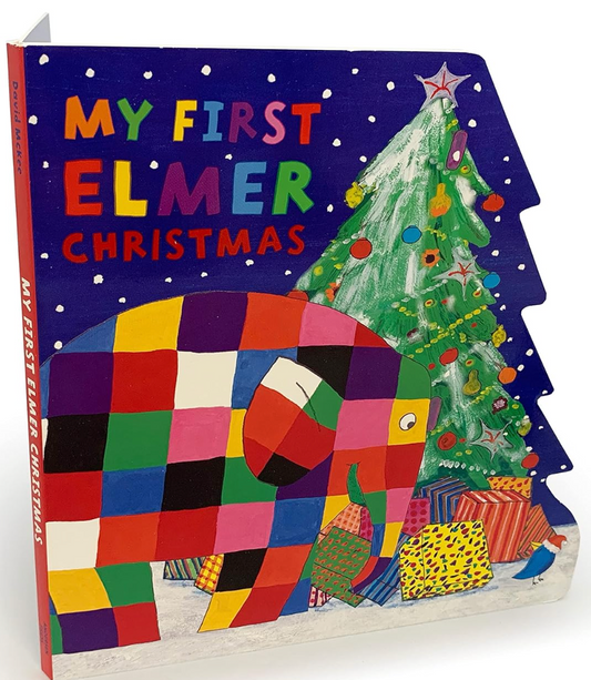 Age 0-3 My First Elmer Christmas: Shaped Board Book by David McKee