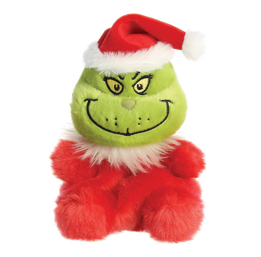 Palm Pals Santa Grinch Soft Toy