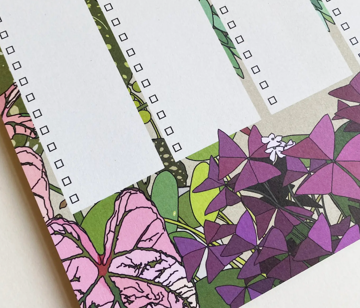 A4 Houseplant Weekly Eco-Friendly Desk Planner