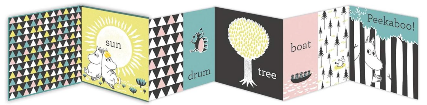 Moomin Baby: Words Tummy Time Concertina Book by Tove Jansson